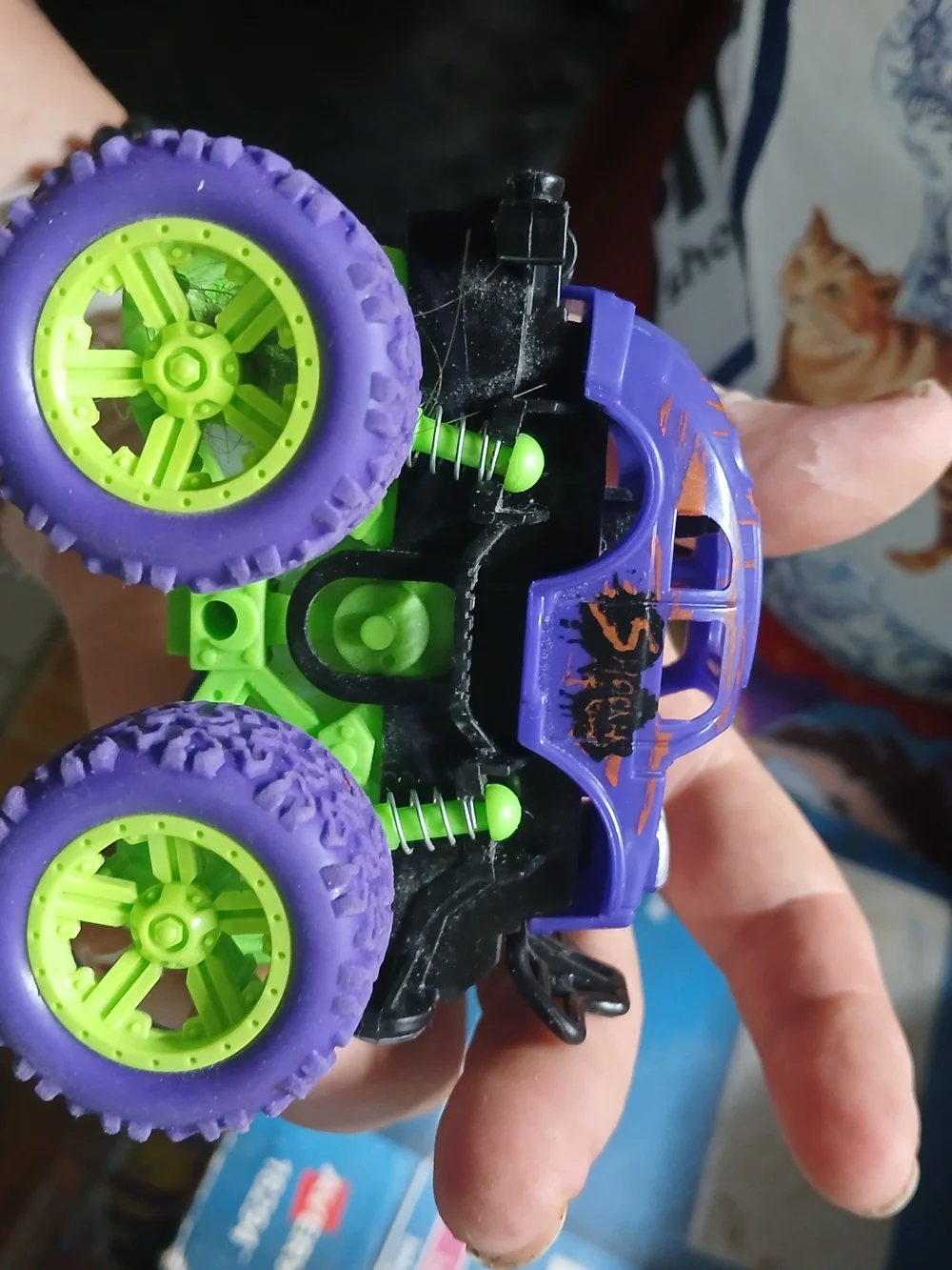 purple and green 